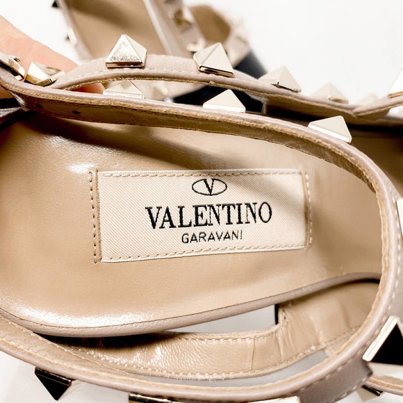 Valentino Garavani Black Rockstud 100 Pump Heels EU 37 US 7 - Picture 11 of 13